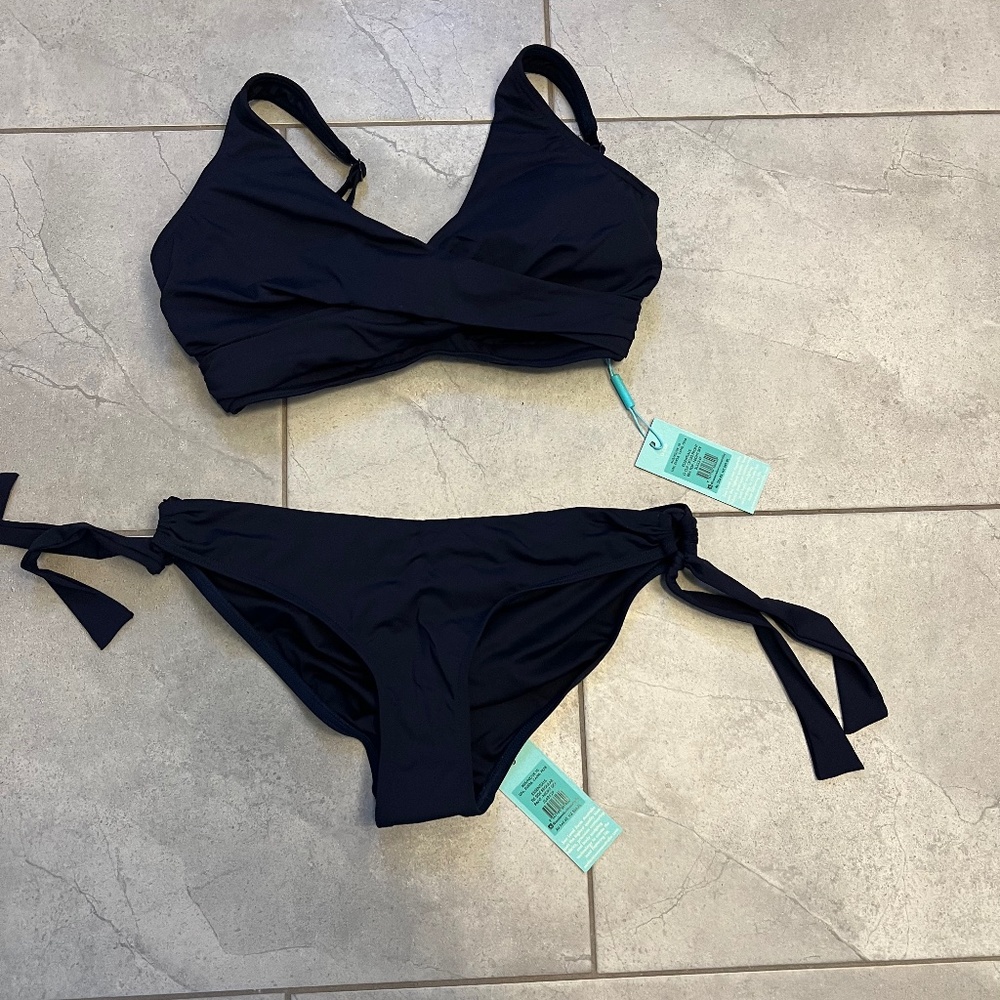 Sea Level swim Australia bikini navy